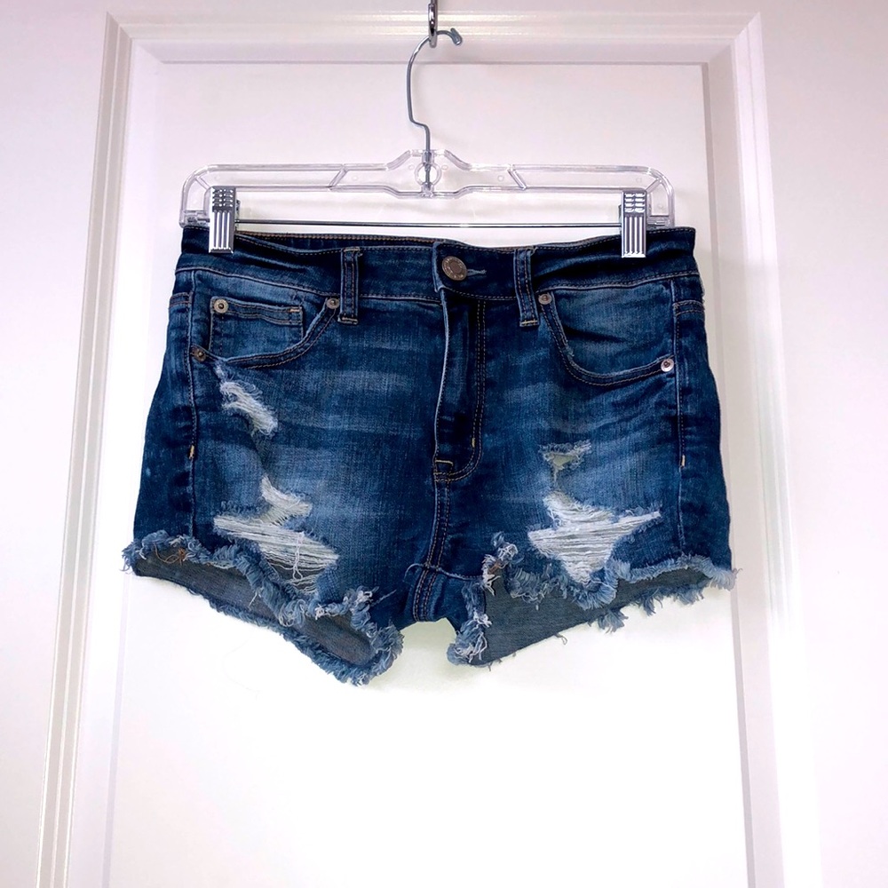 American eagle mid rise shorts